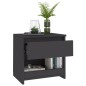 vidaXL Nachttische 2 Stk. Grau 40x30x39 cm Holzwerkstoff vidaXL Nachttische 2 Stk. Grau 40x30x39 cm Holzwerkstoff