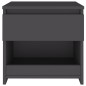 vidaXL Nachttische 2 Stk. Grau 40x30x39 cm Holzwerkstoff vidaXL Nachttische 2 Stk. Grau 40x30x39 cm Holzwerkstoff