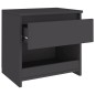 vidaXL Nachttische 2 Stk. Grau 40x30x39 cm Holzwerkstoff vidaXL Nachttische 2 Stk. Grau 40x30x39 cm Holzwerkstoff
