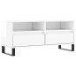 vidaXL TV-Schrank Hochglanz-Weiß 100x34,5x44,5 cm Holzwerkstoff vidaXL TV-Schrank Hochglanz-Weiß 100x34,5x44,5 cm Holzwerkstoff