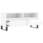 vidaXL TV-Schrank Hochglanz-Weiß 100x34,5x44,5 cm Holzwerkstoff vidaXL TV-Schrank Hochglanz-Weiß 100x34,5x44,5 cm Holzwerkstoff