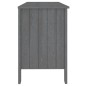 vidaXL Schreibtisch HAMAR Dunkelgrau 113x50x75 cm Massivholz Kiefer vidaXL Schreibtisch HAMAR Dunkelgrau 113x50x75 cm Massivholz Kiefer