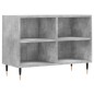 vidaXL TV-Schrank Betongrau 69,5x30x50 cm Holzwerkstoff vidaXL TV-Schrank Betongrau 69,5x30x50 cm Holzwerkstoff