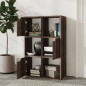vidaXL Bücherregal Räuchereiche 60x27,5x88 cm Holzwerkstoff vidaXL Bücherregal Räuchereiche 60x27,5x88 cm Holzwerkstoff