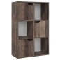 vidaXL Bücherregal Räuchereiche 60x27,5x88 cm Holzwerkstoff vidaXL Bücherregal Räuchereiche 60x27,5x88 cm Holzwerkstoff