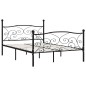 vidaXL Bettgestell mit Lattenrost Schwarz Metall 160 × 200 cm vidaXL Bettgestell mit Lattenrost Schwarz Metall 160 × 200 cm