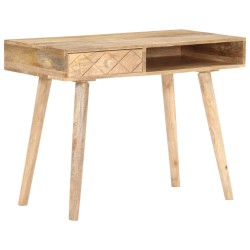 vidaXL Schminktisch 100x50x76 cm Mango Massivholz 
