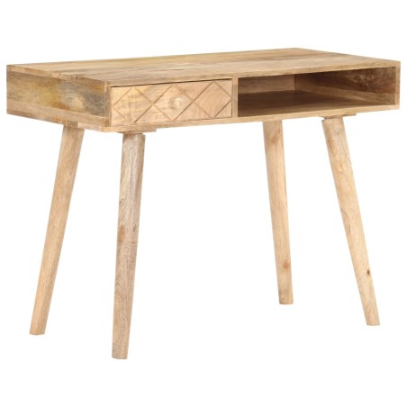 vidaXL Schminktisch 100x50x76 cm Mango Massivholz 