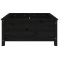 vidaXL Pflanzkübel Schwarz 82,5x82,5x39 cm Massivholz Kiefer vidaXL Pflanzkübel Schwarz 82,5x82,5x39 cm Massivholz Kiefer