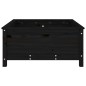 vidaXL Pflanzkübel Schwarz 82,5x82,5x39 cm Massivholz Kiefer vidaXL Pflanzkübel Schwarz 82,5x82,5x39 cm Massivholz Kiefer