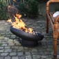 Esschert Design Feuerschale Schräglage Schwarz Stahl FF402 Esschert Design Feuerschale Schräglage Schwarz Stahl FF402