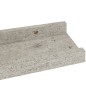 vidaXL Wandregale 2 Stk. Betongrau 40x9x3 cm vidaXL Wandregale 2 Stk. Betongrau 40x9x3 cm