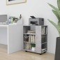 vidaXL Rollschrank Betongrau 60x35x75 cm Holzwerkstoff vidaXL Rollschrank Betongrau 60x35x75 cm Holzwerkstoff