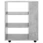 vidaXL Rollschrank Betongrau 60x35x75 cm Holzwerkstoff vidaXL Rollschrank Betongrau 60x35x75 cm Holzwerkstoff