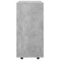 vidaXL Rollschrank Betongrau 60x35x75 cm Holzwerkstoff vidaXL Rollschrank Betongrau 60x35x75 cm Holzwerkstoff