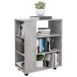 vidaXL Rollschrank Betongrau 60x35x75 cm Holzwerkstoff vidaXL Rollschrank Betongrau 60x35x75 cm Holzwerkstoff