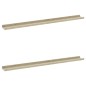 vidaXL Wandregale 2 Stk. Weiß und Sonoma-Eiche 100x9x3 cm vidaXL Wandregale 2 Stk. Weiß und Sonoma-Eiche 100x9x3 cm