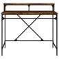 vidaXL Schreibtisch Räuchereiche 100x50x90 cm Holzwerkstoff und Eisen vidaXL Schreibtisch Räuchereiche 100x50x90 cm Holzwerkstoff und Eisen