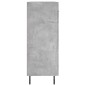 vidaXL Sideboard Betongrau 69,5x34x90 cm Holzwerkstoff vidaXL Sideboard Betongrau 69,5x34x90 cm Holzwerkstoff