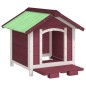 vidaXL Hundehütte Mokka 65x65x61,5 cm Massivholz Kiefer vidaXL Hundehütte Mokka 65x65x61,5 cm Massivholz Kiefer