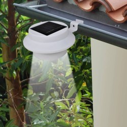 vidaXL Solar-Außenleuchten für Zaun 12 Stk. LED Weiß
