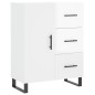 vidaXL Sideboard Hochglanz-Weiß 69,5x34x90 cm Holzwerkstoff vidaXL Sideboard Hochglanz-Weiß 69,5x34x90 cm Holzwerkstoff