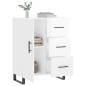 vidaXL Sideboard Hochglanz-Weiß 69,5x34x90 cm Holzwerkstoff vidaXL Sideboard Hochglanz-Weiß 69,5x34x90 cm Holzwerkstoff