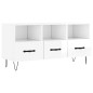 vidaXL TV-Schrank Hochglanz-Weiß 102x36x50 cm Holzwerkstoff vidaXL TV-Schrank Hochglanz-Weiß 102x36x50 cm Holzwerkstoff