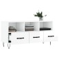 vidaXL TV-Schrank Hochglanz-Weiß 102x36x50 cm Holzwerkstoff vidaXL TV-Schrank Hochglanz-Weiß 102x36x50 cm Holzwerkstoff