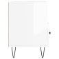 vidaXL TV-Schrank Hochglanz-Weiß 102x36x50 cm Holzwerkstoff vidaXL TV-Schrank Hochglanz-Weiß 102x36x50 cm Holzwerkstoff