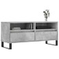 vidaXL TV-Schrank Betongrau 100x34,5x44,5 cm Holzwerkstoff vidaXL TV-Schrank Betongrau 100x34,5x44,5 cm Holzwerkstoff