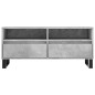 vidaXL TV-Schrank Betongrau 100x34,5x44,5 cm Holzwerkstoff vidaXL TV-Schrank Betongrau 100x34,5x44,5 cm Holzwerkstoff