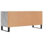 vidaXL TV-Schrank Betongrau 100x34,5x44,5 cm Holzwerkstoff vidaXL TV-Schrank Betongrau 100x34,5x44,5 cm Holzwerkstoff