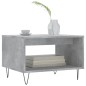 vidaXL Couchtisch Betongrau 60x50x40 cm Holzwerkstoff vidaXL Couchtisch Betongrau 60x50x40 cm Holzwerkstoff