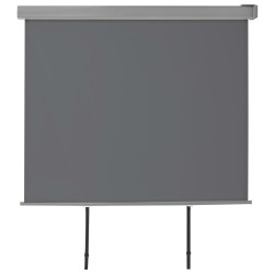 vidaXL Balkon-Seitenmarkise Multifunktional 150x200 cm Grau