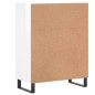 vidaXL Sideboard Hochglanz-Weiß 69,5x34x90 cm Holzwerkstoff vidaXL Sideboard Hochglanz-Weiß 69,5x34x90 cm Holzwerkstoff