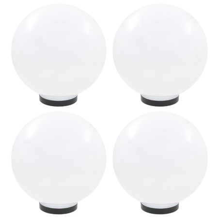 LED-Gartenleuchten 4 Stk. Kugelförmig 30 cm PMMA