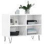 vidaXL TV-Schrank Hochglanz-Weiß 69,5x30x50 cm Holzwerkstoff vidaXL TV-Schrank Hochglanz-Weiß 69,5x30x50 cm Holzwerkstoff