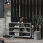 vidaXL Sideboard Grau Sonoma 103,5x35x70 cm Holzwerkstoff vidaXL Sideboard Grau Sonoma 103,5x35x70 cm Holzwerkstoff