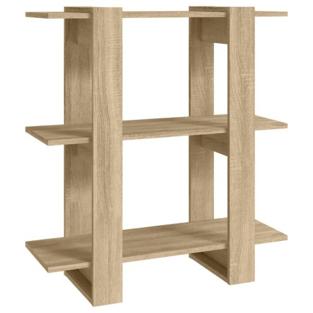 vidaXL Bücherregal/Raumteiler Sonoma-Eiche 80x30x87 cm