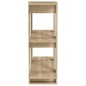 vidaXL Bücherregal/Raumteiler Sonoma-Eiche 80x30x87 cm vidaXL Bücherregal/Raumteiler Sonoma-Eiche 80x30x87 cm
