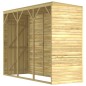 vidaXL Garten-Lagerschuppen 100x310x218 cm Kiefernholz Imprägniert vidaXL Garten-Lagerschuppen 100x310x218 cm Kiefernholz Imprägniert