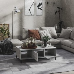 vidaXL Couchtisch Grau Sonoma 103,5x60x35 cm Holzwerkstoff