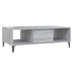 vidaXL Couchtisch Grau Sonoma 103,5x60x35 cm Holzwerkstoff