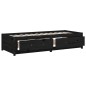 vidaXL Tagesbett Schwarz 90x190 cm Massivholz Kiefer vidaXL Tagesbett Schwarz 90x190 cm Massivholz Kiefer