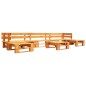 vidaXL 6-tlg. Garten-Lounge-Set aus Paletten Holz Honigbraun vidaXL 6-tlg. Garten-Lounge-Set aus Paletten Holz Honigbraun