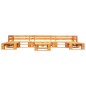 vidaXL 6-tlg. Garten-Lounge-Set aus Paletten Holz Honigbraun vidaXL 6-tlg. Garten-Lounge-Set aus Paletten Holz Honigbraun