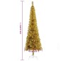 vidaXL Schlanker Weihnachtsbaum Golden 150 cm vidaXL Schlanker Weihnachtsbaum Golden 150 cm