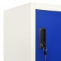 vidaXL Schließfachschrank Grau und Blau 90x45x180 cm Stahl vidaXL Schließfachschrank Grau und Blau 90x45x180 cm Stahl