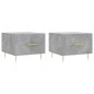 vidaXL Couchtische 2 Stk. Betongrau 50x50x40 cm Holzwerkstoff vidaXL Couchtische 2 Stk. Betongrau 50x50x40 cm Holzwerkstoff